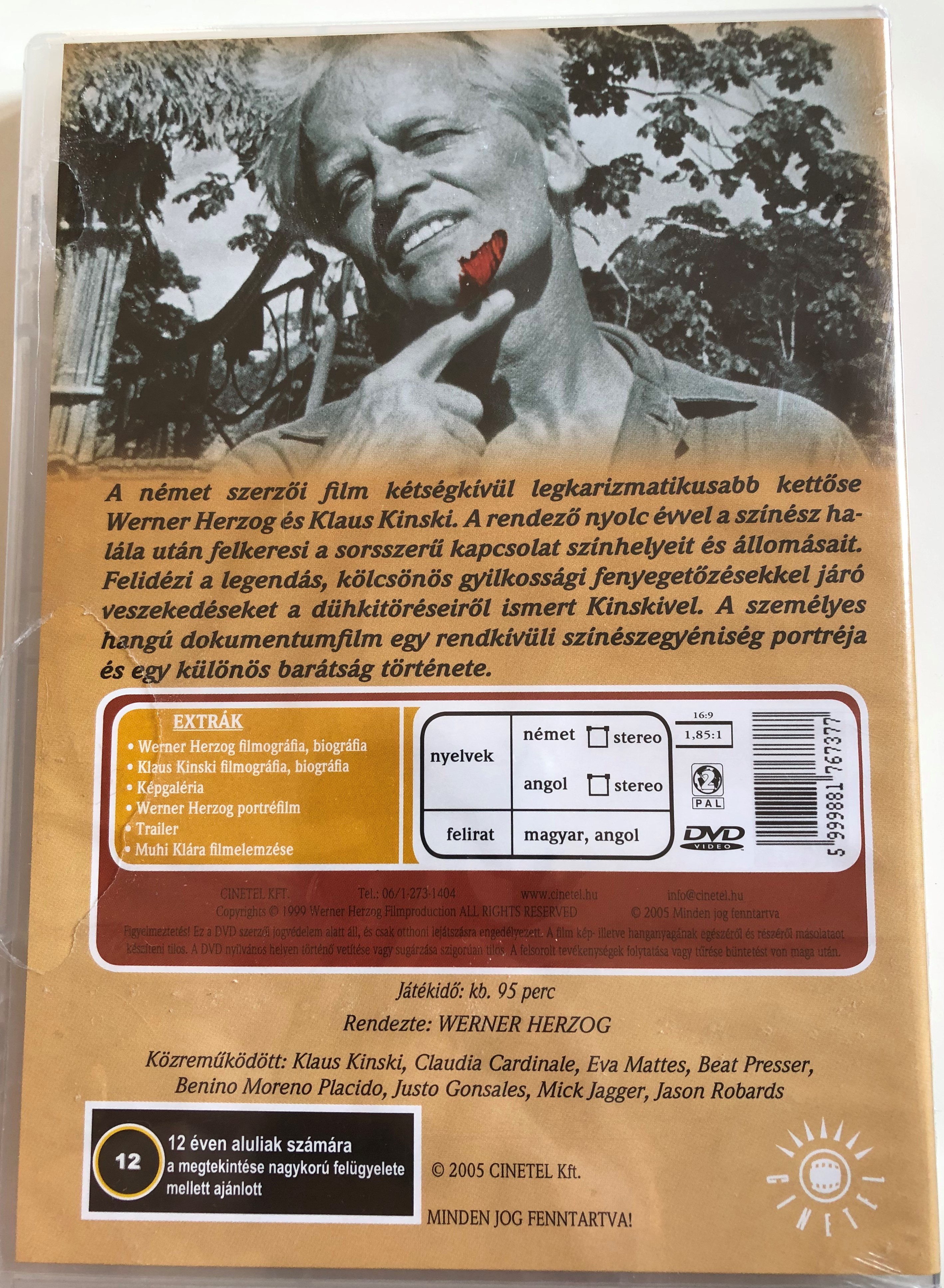 Mein liebster Feind - Klaus Kinski DVD 1999 Legkedvesebb ellenségem 1.JPG